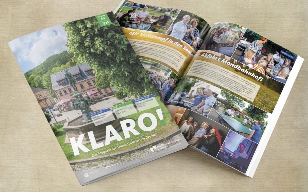 Mitarbeitermagazin der Stadtentwässerung Dresden